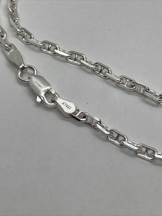 18k Gold & Sterling Silver Necklace Pendant Huge … - image 7