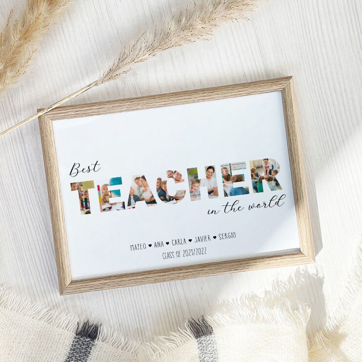 End of Year Teacher Gift From Students, Teacher Gifts Personalized ...