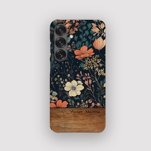 Floral Display Dark Vintage Phone Case for Samsung Galaxy S26, S25, S24. Tough Option