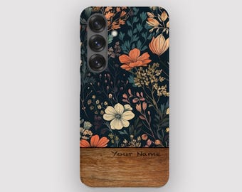 Floral Display Phone Case | Vintage Samsung S26 Ultra, S25, S24 Plus, S23, S22, S21