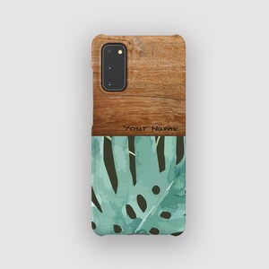 Tropical Leaf Floral Phone Case | Tropical Protective Case | Fits Samsung Galaxy S25, S24 Ultra, S23, S22 Plus, S21, S20, FE