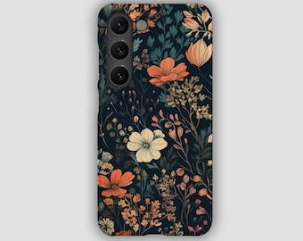 AFFICHAGE FLORAL | Pour Galaxy S24, Galaxy S23 Ultra, Galaxy S23, Galaxy S22, Galaxy S21, S20, S10 | Étui pour téléphone aux couleurs vives