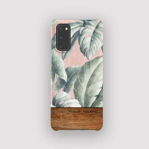 Jungle Mist Phone Case - Abstract Leaf Samsung S25 Case, S24, S23, S22