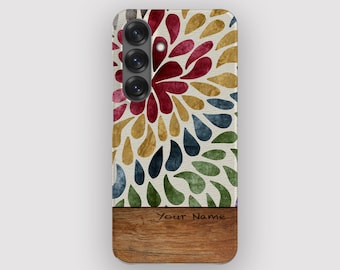 Rainbow Drop Abstract Boho Phone Case for Samsung Galaxy, Apple iPhone and Google Pixel