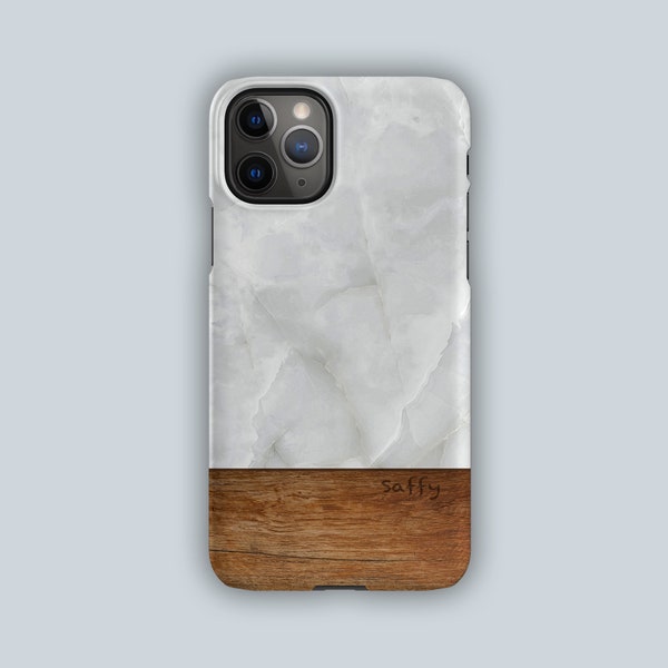 PEARL MARBLE Phone Case | For iPhone 15, iPhone 15 Pro, iPhone 14, iPhone 13, iPhone 12, iPhone 11, SE | Aesthetic Phone Case