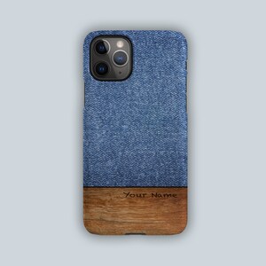 BLUE DENIM Phone Case | For iPhone 15, iPhone 15 Pro, iPhone 14, iPhone 13, 12, 11, SE, Pixel 8, 7, 6 | Aesthetic Phone Case