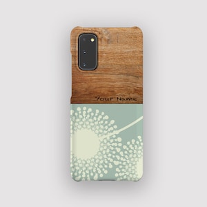 Green Dandy Phone Case - Colourful Dandelion Samsung S25 Case, S24, S23, S22