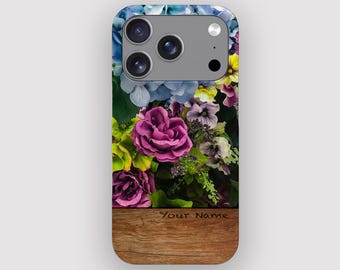 September Stroll Floral Garden Phone Case for Apple iPhone, Samsung Galaxy and Google Pixel