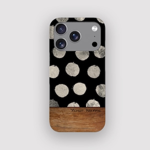 Foil Spot Dot Grunge Phone Case for iPhone 17, Air, 16, 15, 14, 13