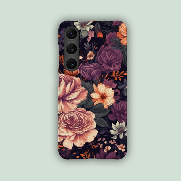 Etui pour portable BOUQUET DE FLEURS | Pour Galaxy S24, Galaxy S23 Ultra, Galaxy S23, Galaxy S22, Galaxy S21, S20, S10 | Étui de téléphone à fleurs