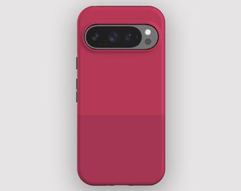 Smooth Raspberry Solid Simple Phone Case for Pixel 10, 9A, 9, 8, 7, 6