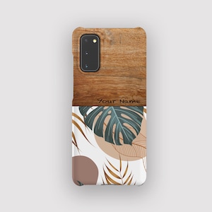 Rainforest Leaf Phone Case | Floral Tough Case | Fits Samsung Galaxy S25, S24 Ultra, S23, S22 Plus, S21, S20, FE