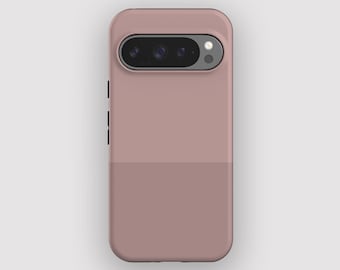 Dusky Daze Pink Minimalist Phone Case for Pixel 10, 9A, 9, 8, 7, 6