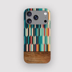 Respect Colour Colourful Chevron Phone Case for Apple iPhone 17, 16, 15. MagSafe Option