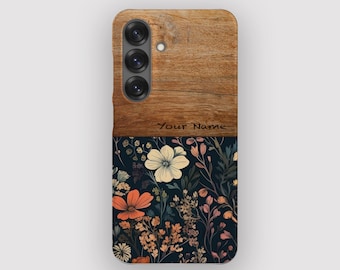 Floral Display Phone Case | Vintage Samsung S26 Ultra, S25, S24 Plus, S23, S22, S21