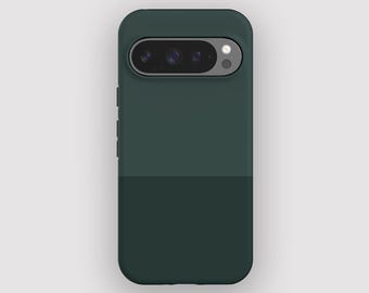 Coque de téléphone unie et sobre « Nuit noire » pour Google Pixel, Apple iPhone et Samsung Galaxy