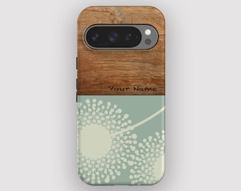 Sage Dandy Minimalist Floral Phone Case for Pixel 10, 9A, 9, 8, 7, 6