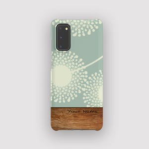Green Dandy Phone Case - Colourful Dandelion Samsung S25 Case, S24, S23, S22