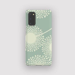 Green Dandy Phone Case - Colourful Dandelion Samsung S25 Case, S24, S23, S22