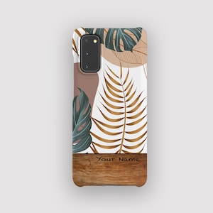 Rainforest Leaf Phone Case | Floral Shock Resistant Case | Fits Samsung Galaxy S25, S24 Ultra, S23, S22 Plus, S21, S20, FE