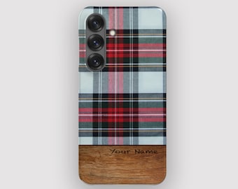 Plaid Red Phone Case | Classic Samsung S26 Ultra, S25, S24 Plus, S23, S22, S21