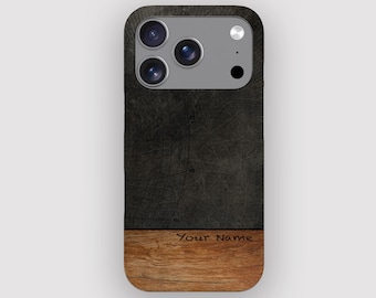Capa para celular Dark Direction Abstract Grunge para iPhone 17, Air, 16, 15, 14, 13