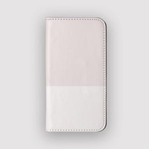 Funda tipo cartera lisa White Pinks / Funda tipo libro de piel vegana rosa / Compatible con iPhone 16, 15, 14 y 13, y Samsung Galaxy S25, S24, S23 y S22