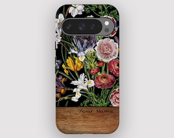 Wild Blooms Floral Maximalist Phone Case for Pixel 10, 9A, 9, 8, 7, 6