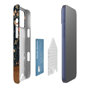 Floral Display Card Case | Vintage iPhone 18 Pro, 17, 16 Plus, 15, 14, 13 image 7