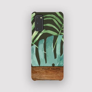 Tropical Leaf Floral Phone Case | Tropical Tough Case | Fits Samsung Galaxy S25, S24 Ultra, S23, S22 Plus, S21, S20, FE