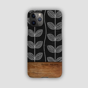 MODERN BLACK Phone Case | For iPhone 15, iPhone 15 Pro, iPhone 14, iPhone 13, iPhone 12, iPhone 11, SE | Aesthetic Phone Case