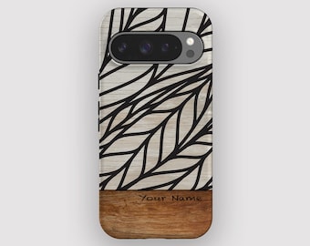 Bold Sapling Botanical Modern Phone Case for Pixel 10, 9A, 9, 8, 7, 6