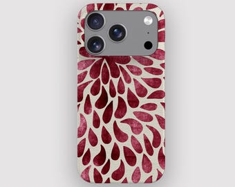 Vibrant Drops Abstract Boho Phone Case for Apple iPhone, Samsung Galaxy and Google Pixel