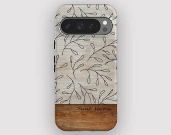Dainty Direction Botanical Minimalist Phone Case for Pixel 10, 9A, 9, 8, 7, 6