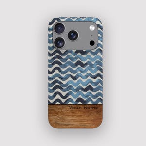 Wave Wiggle Handyhülle | Küstenmotiv für iPhone 18 Pro, 17, 16 Plus, 15, 14, 13 Bild 1