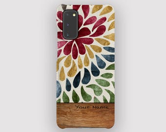 Rainbow Drop Phone Case | Colourful Abstract Samsung S25 Case. Boho Rainbow Design. Fits Galaxy S25 Plus, S24 Ultra, S24 FE, S23, S22