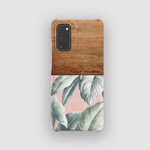Jungle Mist Phone Case - Abstract Leaf Samsung S25 Case, S24, S23, S22