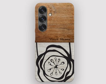 Abstract Drift Phone Case | Floral Samsung S26 Ultra, S25, S24 Plus, S23, S22