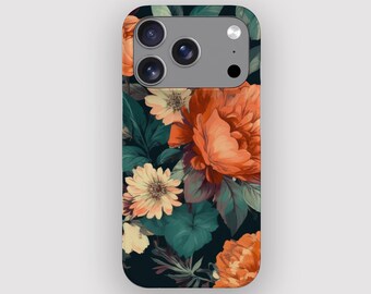 Vibrant Florals Floral Vintage Phone Case for Apple iPhone, Samsung Galaxy and Google Pixel