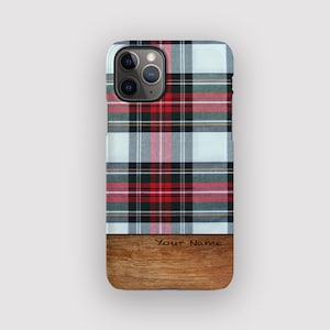 Plaid Red Phone Case - Red Tartan iPhone 16 Case, 15, 14, 13