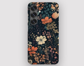 Floral Display Floral Vintage Phone Case for Samsung Galaxy S26, S25, S24, S23, S22