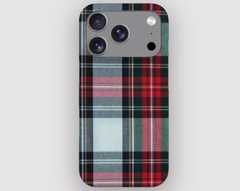 Plaid Red Plaid Classic Phone Case for Apple iPhone, Samsung Galaxy and Google Pixel