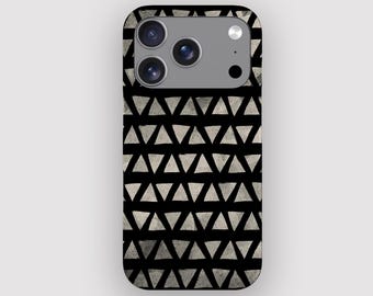 Triangle Link Phone Case | Geometric iPhone 18 Pro, 17, 16 Plus, 15, 14, 13