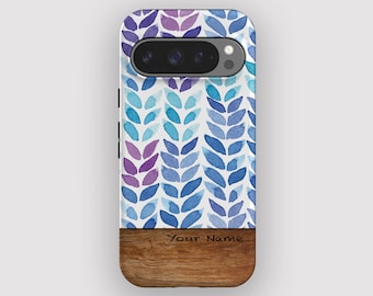 Ocean Waves Abstract Coastal-telefoonhoesje voor Pixel 10, 9A, 9, 8, 7, 6