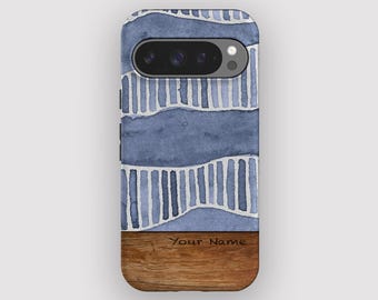 Tropical Waves Wavy Watercolour Phone Case | for Google Pixel 10 Pro XL, 9a, 9, 8 Pro, 7, 6