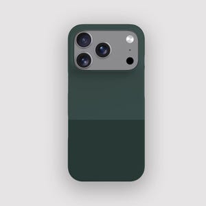 Coque de téléphone « Nuit noire » | Simple pour iPhone 18 Pro, 17, 16 Plus, 15, 14, 13