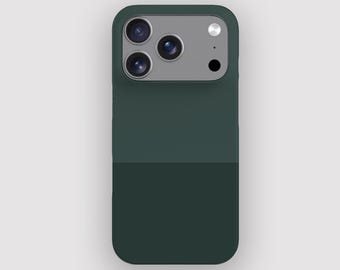 Night Darkness Solid Simple Phone Case | for iPhone 17 Pro Max, 16, 15, 14, 13, 12, 11. MagSafe Option