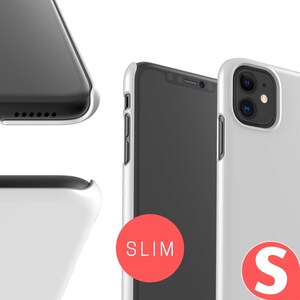 a collection of smartphone models, including a black and white and a white and red phone. The word "SLIM" is visible, indicating that the image is focused on slim smartphones.