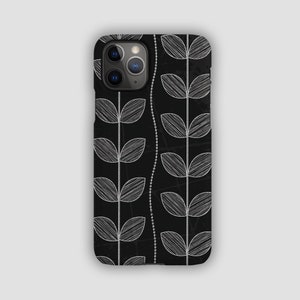 MODERN BLACK Phone Case | For iPhone 15, iPhone 15 Pro, iPhone 14, iPhone 13, iPhone 12, iPhone 11, SE | Aesthetic Phone Case