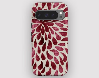 Vibrant Drops Abstract Boho Phone Case for Pixel 10, 9A, 9, 8, 7, 6